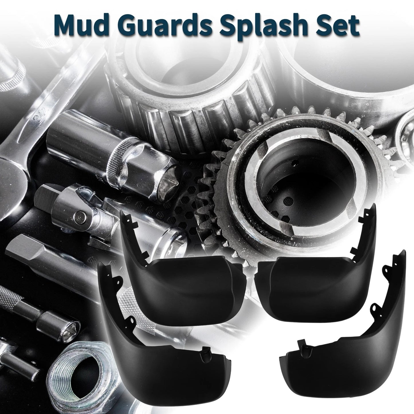 Mud Flaps Splash Guards 1 Set for Land Rover Range Rover Sport (2006-2013)