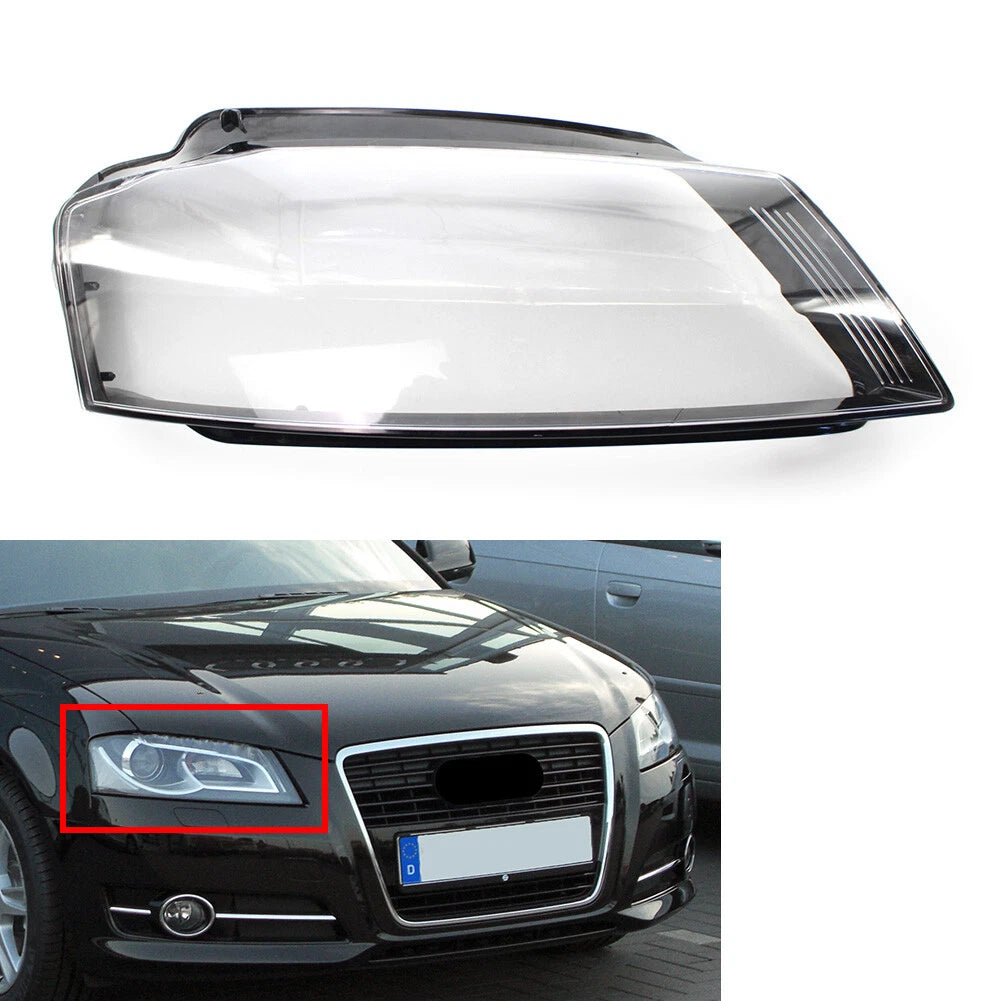 Front Right Headlight Lens Cover for Audi A3 S3 RS3 (2008-2012)