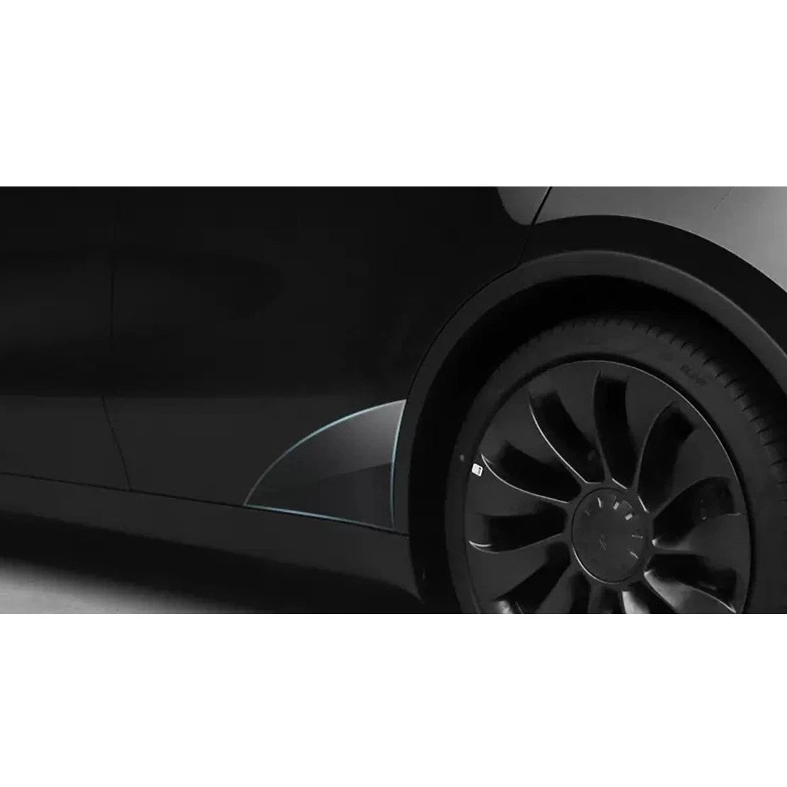 Rear Door Panel Clear Protection Film for Tesla Model Y (2020-2023)