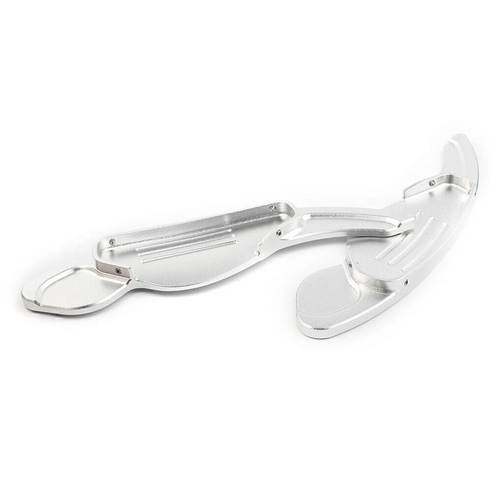 2 x Silver Steering Wheel Shift Paddle Shifters for Land Rover Jaguar