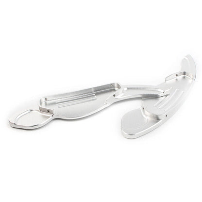 2 x Silver Steering Wheel Shift Paddle Shifters for Land Rover Jaguar