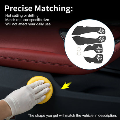 Anti Kick Pad Sticker Protector for Chevrolet Malibu (2016-2025)