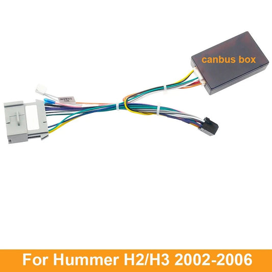 16pin Wiring Harness Adapter for Hummer H2 H3 Stereo Radio (2002-2006)