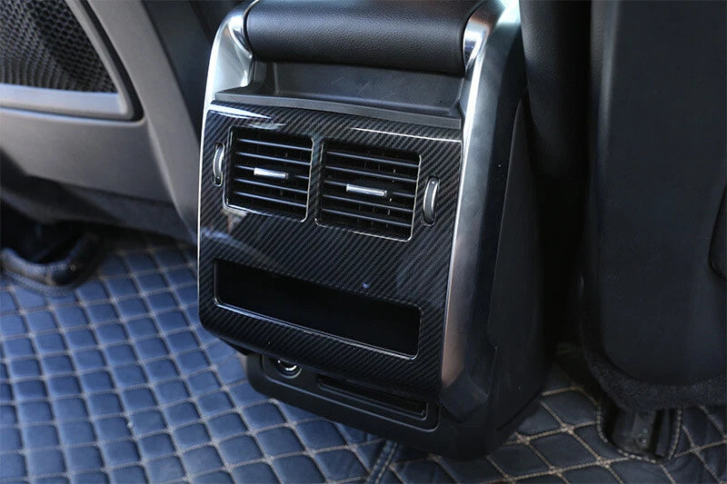 Carbon Look Rear Air Outlent Vent Cover Trim For Range Rover Sport 2014-2018