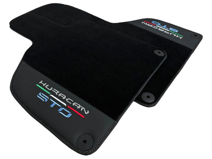 Black Floor Mats for Lamborghini Huracan STO (2020-2023)
