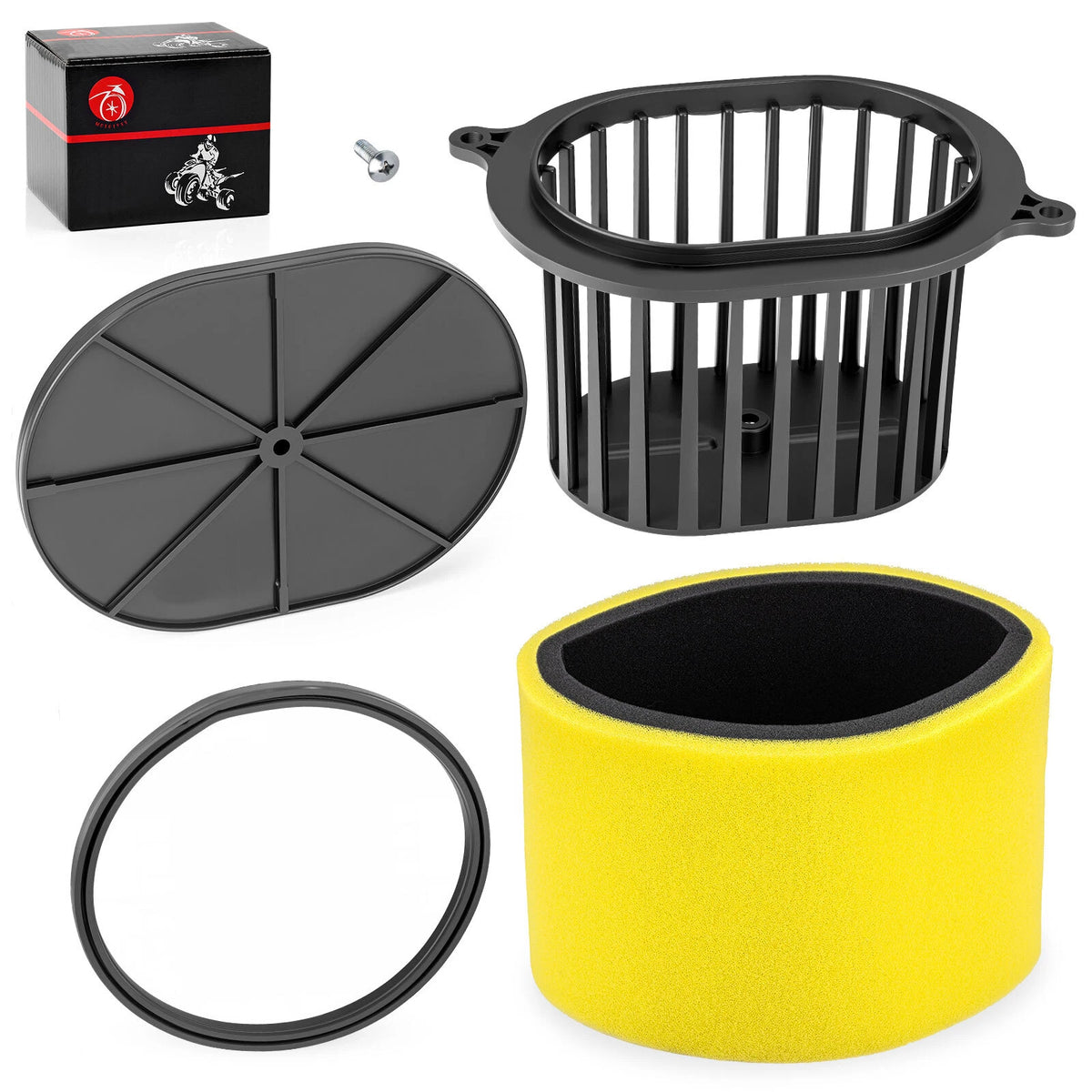 Air Filter Cage Hold w/ Trim Seal Kawasaki Brute Force 650 4x4i (2006–2013)