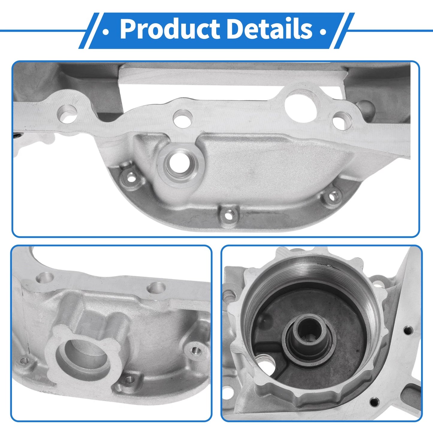 Engine Oil Pan for Toyota Camry (2005-2012) - Aluminum Silver Tone