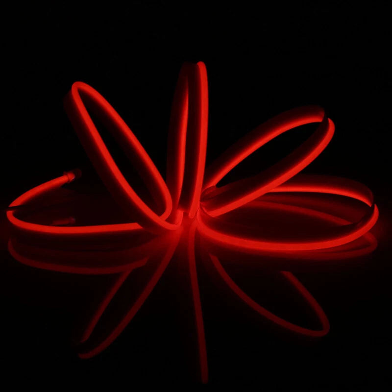 LED Car Interior Atmosphere EL Wire Neon String Lights