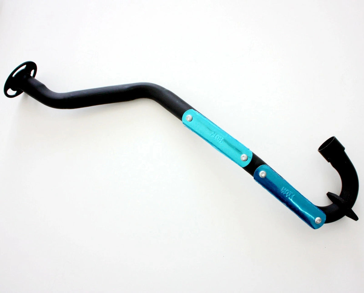 Exhaust Head Pipe for 150cc 250cc PIT Trail Quad Dirt Bike ATV Dune Buggy