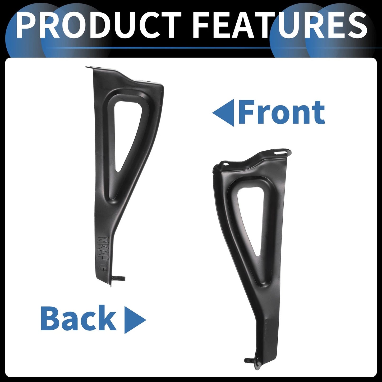 Left Front Bumper Support Bracket for Toyota Tacoma (2005-2012)