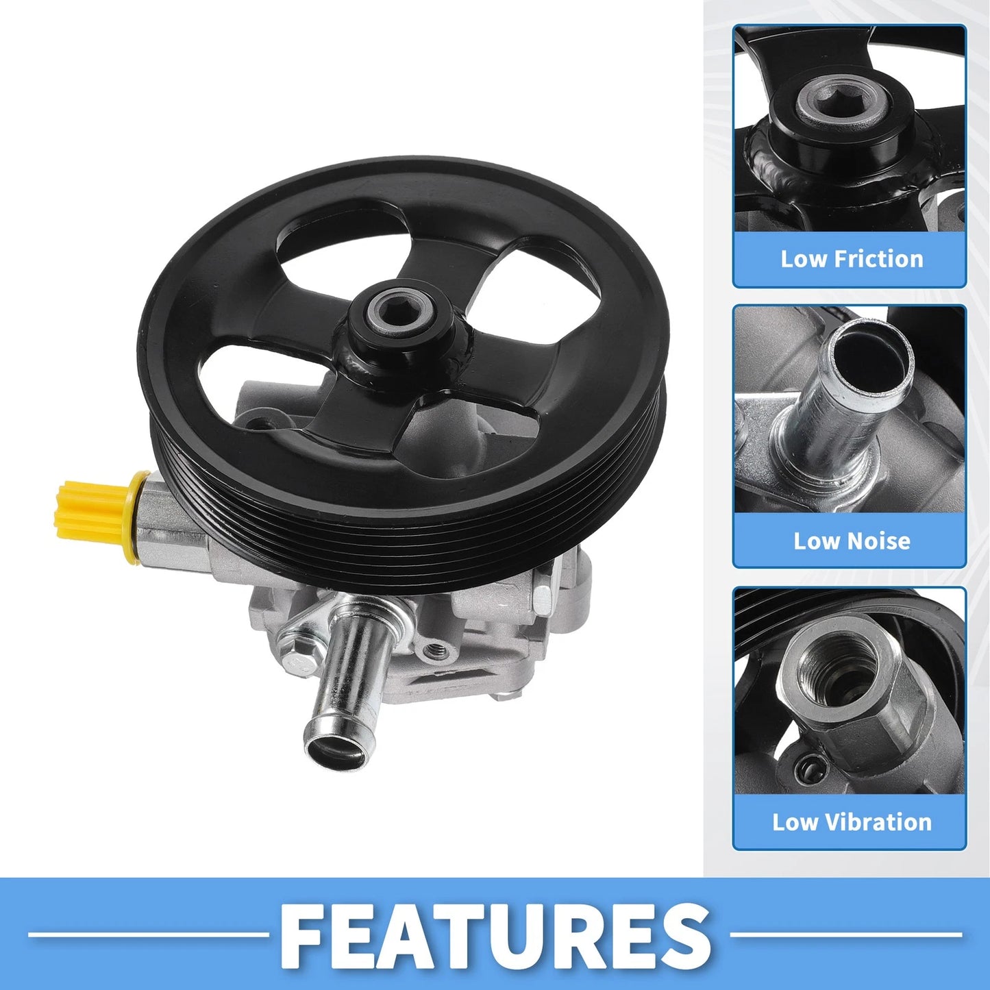 Power Steering Pump Power Assist Pump for Dodge Caliber (2007-2012)