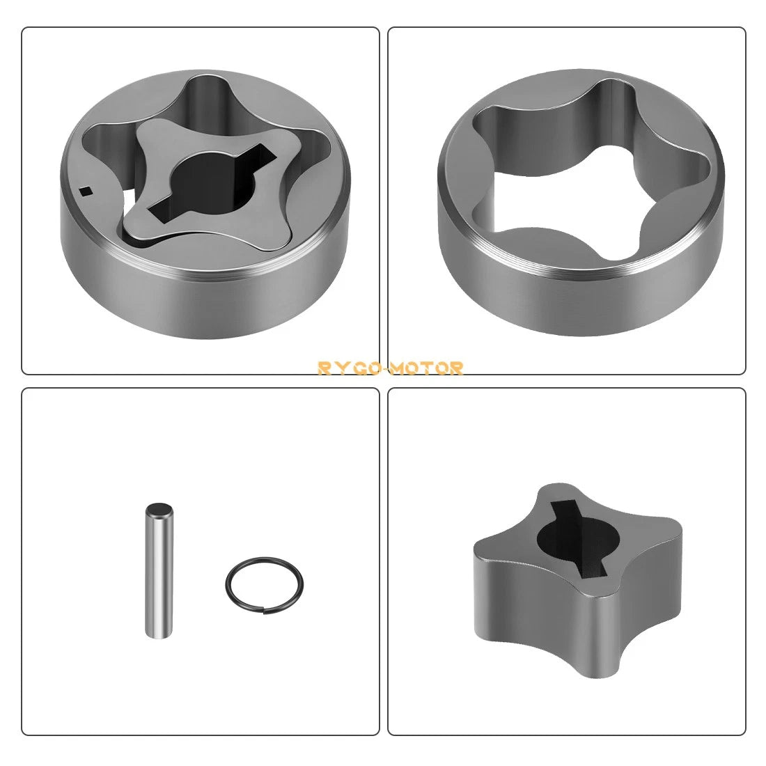 Oil Pump Assembly w/ Rotors for Yamaha YZ250F WR250F (2001–2013)