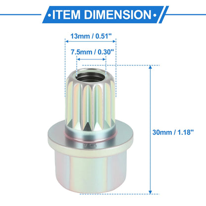 31/15PT Wheel Lock Lug Nut for BMW Anti Theft Removal Key Socket Adapter