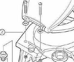 Jabsco Toilet Seat Hinges Hinge Set for Standard Bowl Toilet