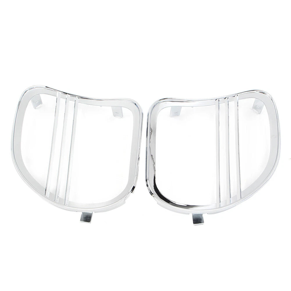 Chrome Tri-Line Speaker Grills Covers for Harley Road Glide FLTRX (2015-2021)