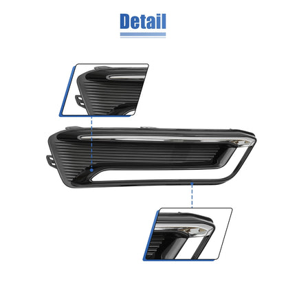 Front Left Driver Side Fog Light Grille Cover for Chevy Impala LTZ