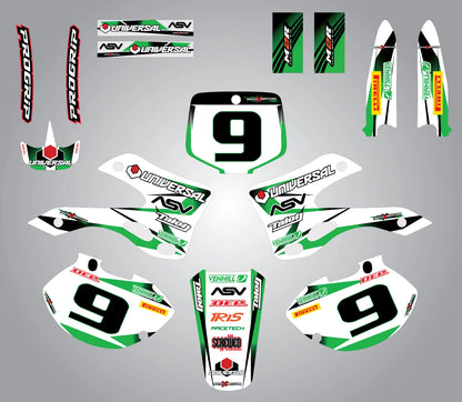 Custom Graphic Kit for Kawasaki KX 250 (1999-2002) Stickers Decals
