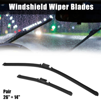 Pair 26'' 14'' Front Windshield Wiper Blades for Chevrolet Trax (2018-2018)