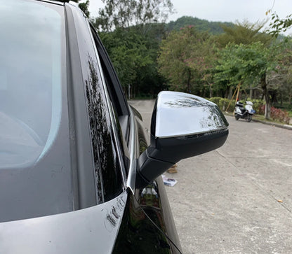 ABS Chrome Rearview Mirror Side Lid Cover Trim for Audi Q5 (2018-2022) 2 x