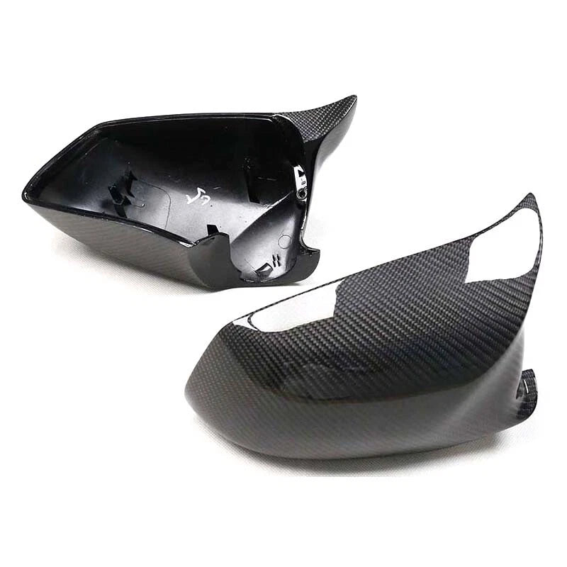 Real Carbon Fiber Replace Side Mirror Shell Cover For BMW F10 2011-13 530i 535i