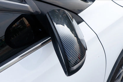 2 x Carbon Fiber Side Mirror Covers for Kia Seltos (2020-2021)