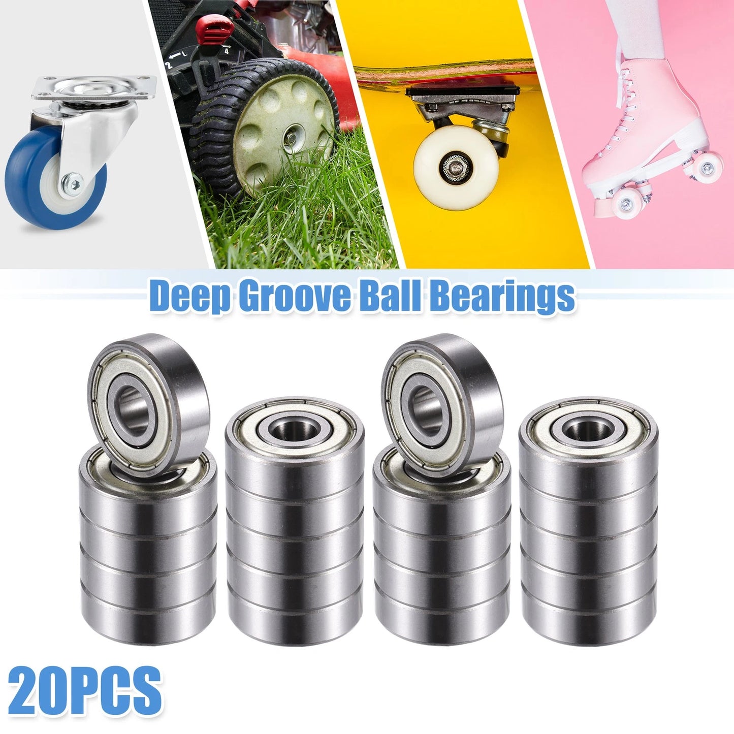 20 x 627ZZ 7x22x7mm Deep Groove Ball Bearings for Make Model