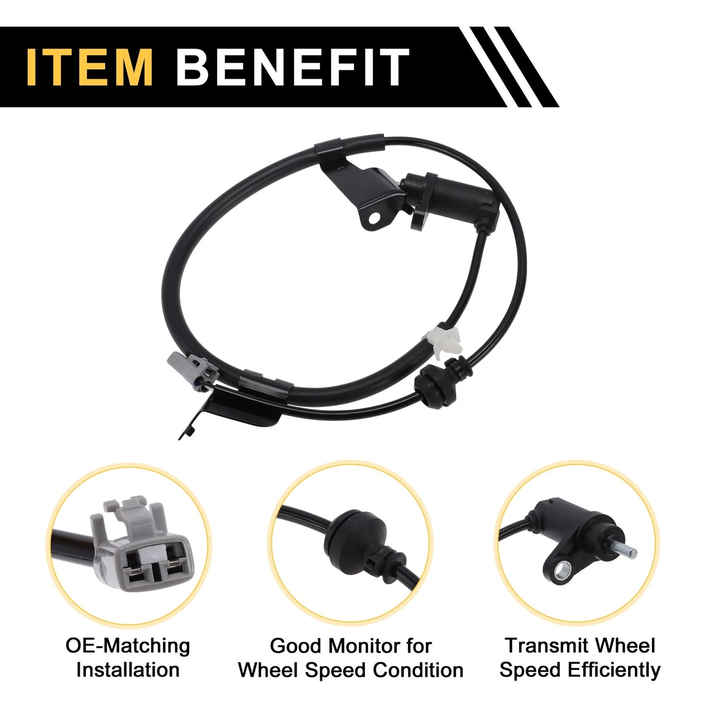 ABS Wheel Speed Sensor for Toyota Venza (2020) 1 x Left Front