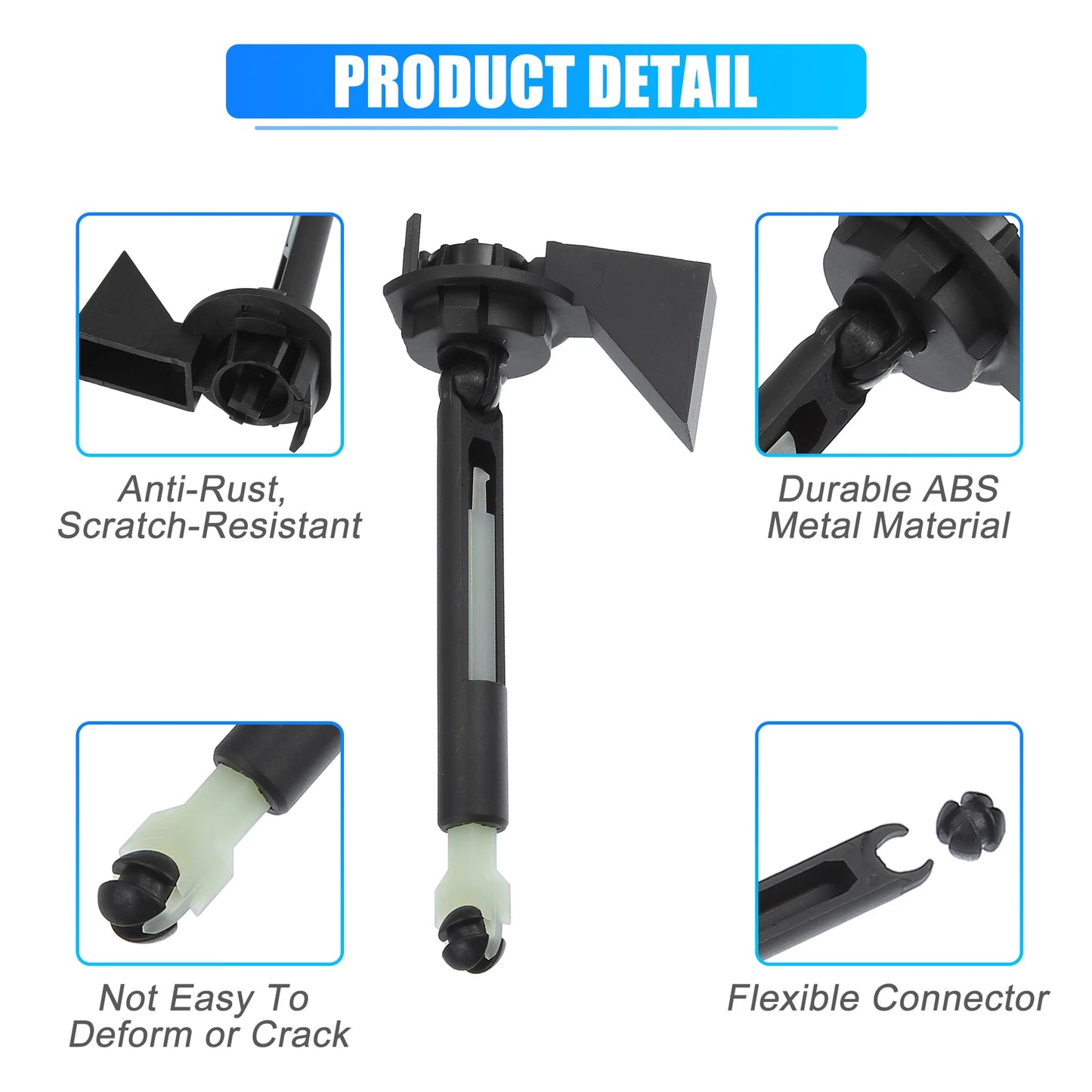 Bonnet Release Lock Kit with Latch & 2 Keys for Ford Focus MK2 (2004-2012)