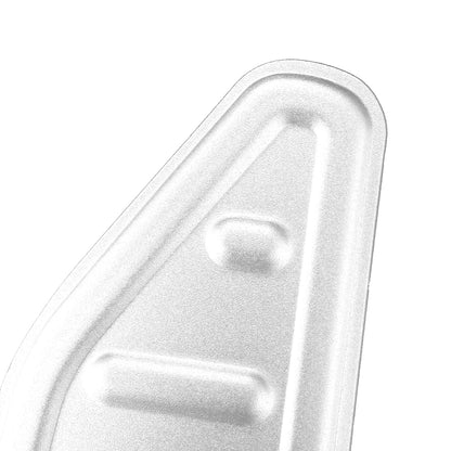 Car Foot Rest Pedal Pad Cover for Jeep Renegade (2015-2020) Silver Tone