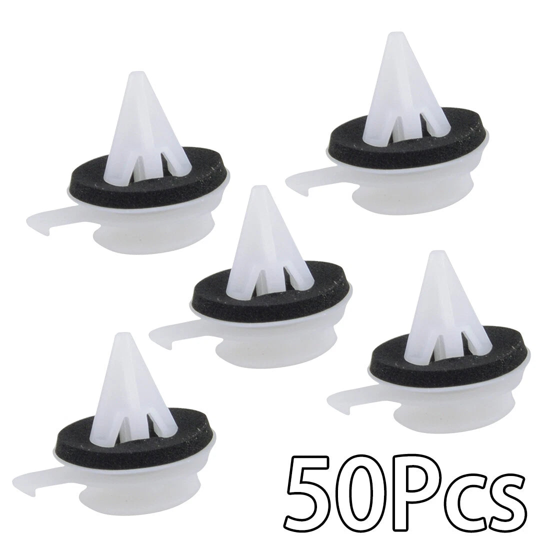 50Pcs Windscreen Moulding A Pillar Post Clips for Range Rover
