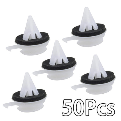 50Pcs Windscreen Moulding A Pillar Post Clips for Range Rover