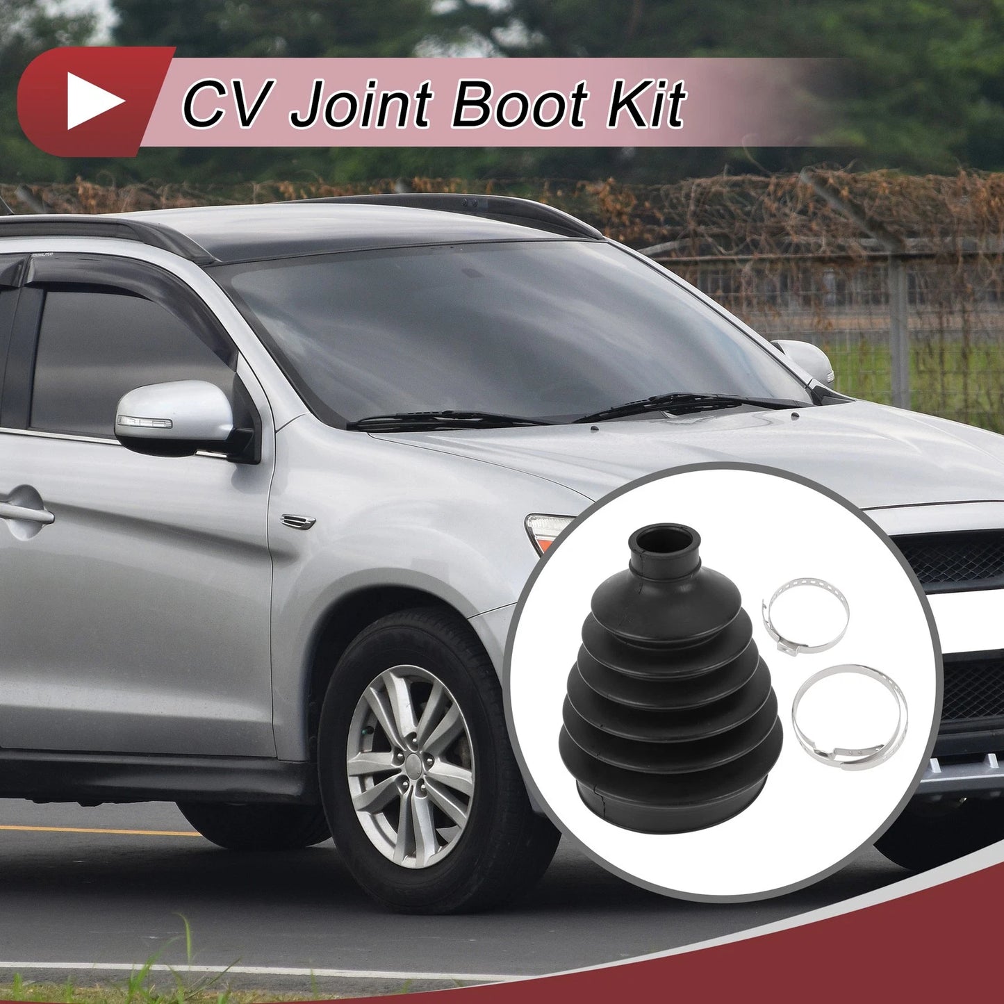 Outer CV Joint Boot Kit w/ Clamps for Mitsubishi Outlander (2008-2013)