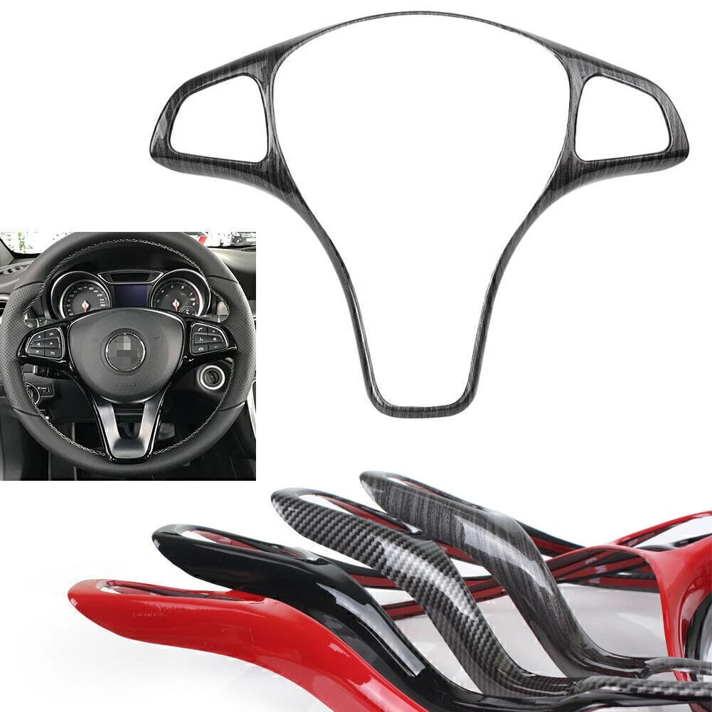 Steering Wheel Cover Trim for Benz A B C E S Class GLA GLC CLA GLE GLS