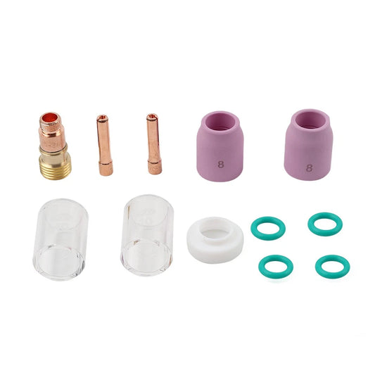 12 Pcs TIG Welding Torch Stubby Gas Lens Cups for WP-17/18/26 (No Year)