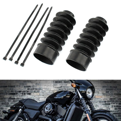 Front Rubber Gaiter Boots for Harley Sportster XL883 (2004-2023)