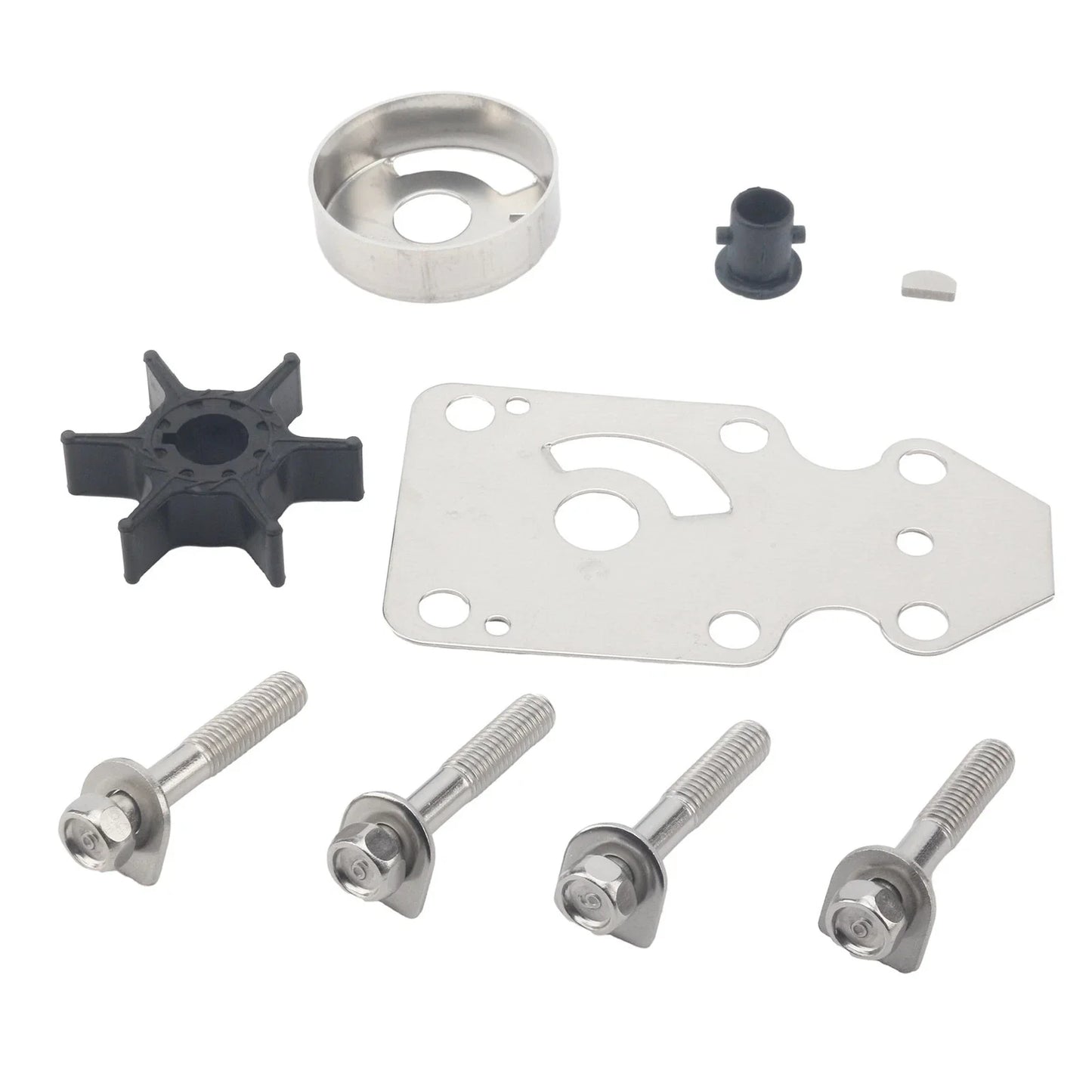 Water Pump Repair Kit for Yamaha 9.9/15HP 4-Stroke Outboard (63V Series)
