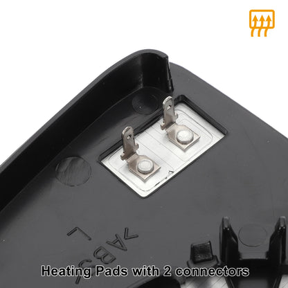 Left Side White Convex Heated Mirror Glass for JEEP GRAND CHEROKEE, Compass
