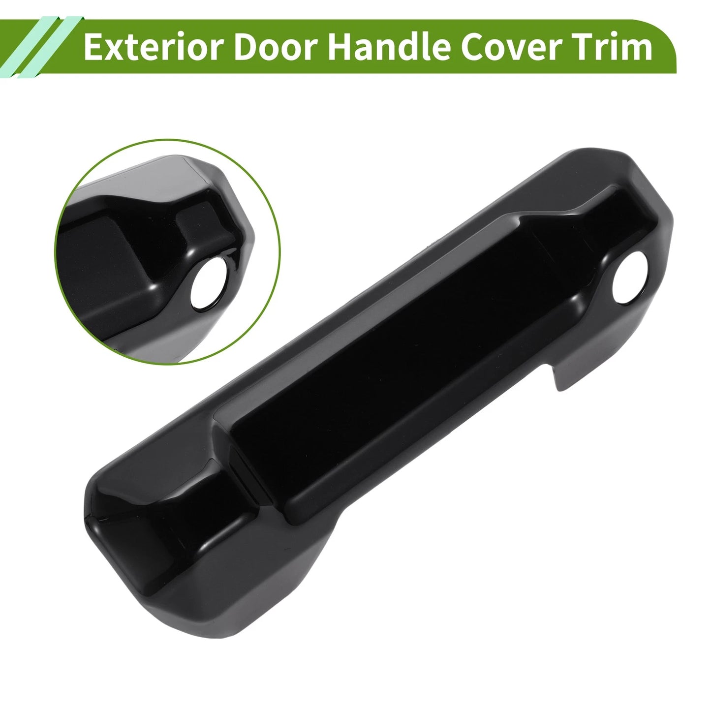 Exterior Door Handle Cover Trim for Toyota Tundra 2022-2025 (1 Hole) ABS