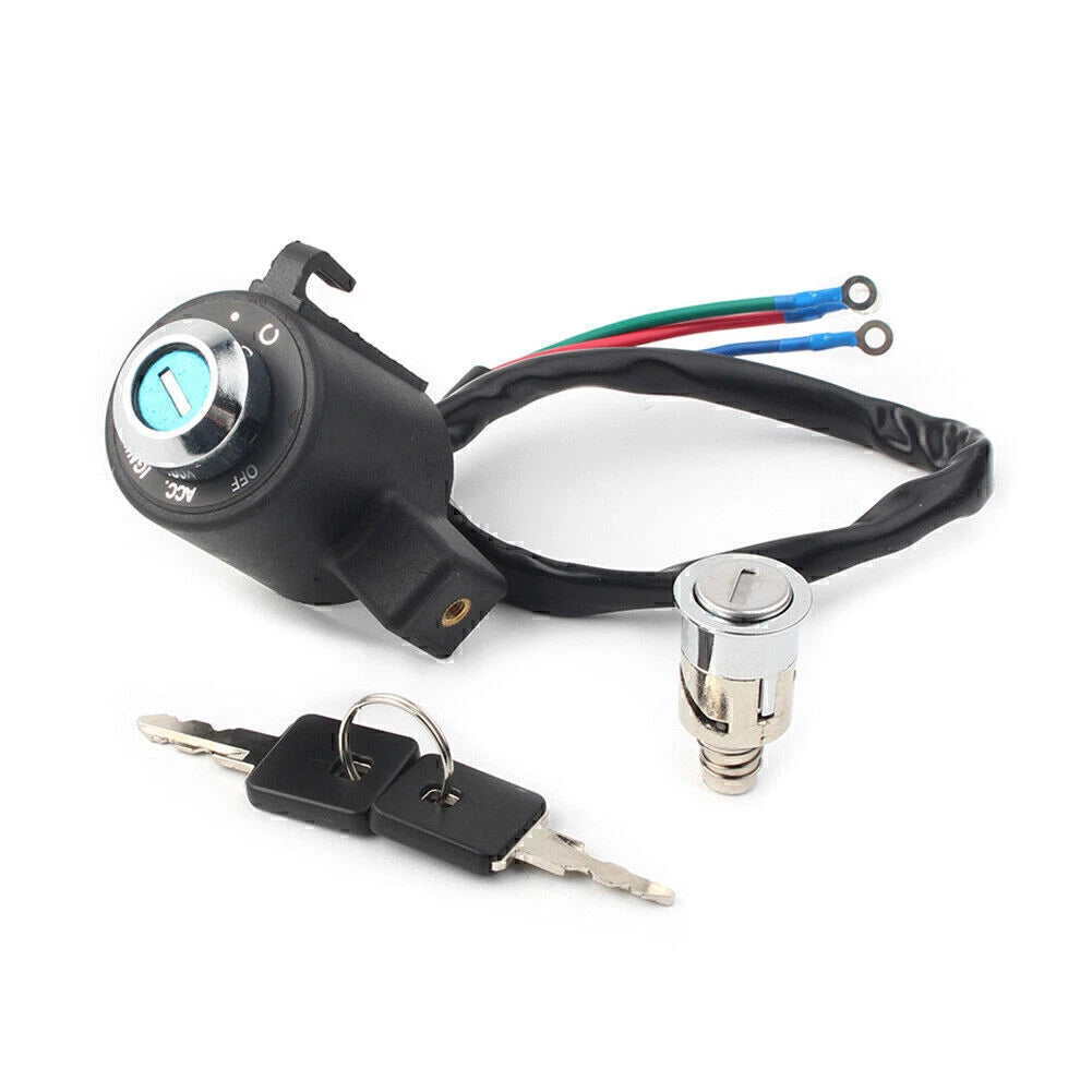 Ignition Switch Fuel Gas Cap Seat Lock Key for Harley Sportster 883 (1995-2003)