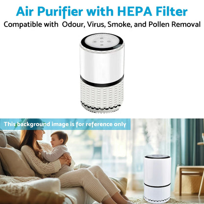 HEPA Filter Air Purifier Odour & Smoke Remover for Home (37-50dB)