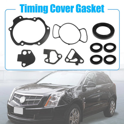 Timing Cover Gasket & Seal Set 3.6L for Cadillac SRX STS & GMC Acadia