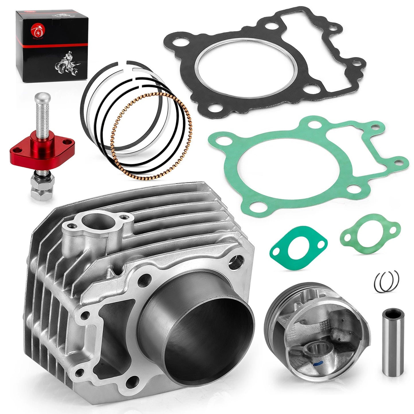 Engine Piston Rings & Gasket Kit Tensioner for Kawasaki Bayou 250 (2003–2011)