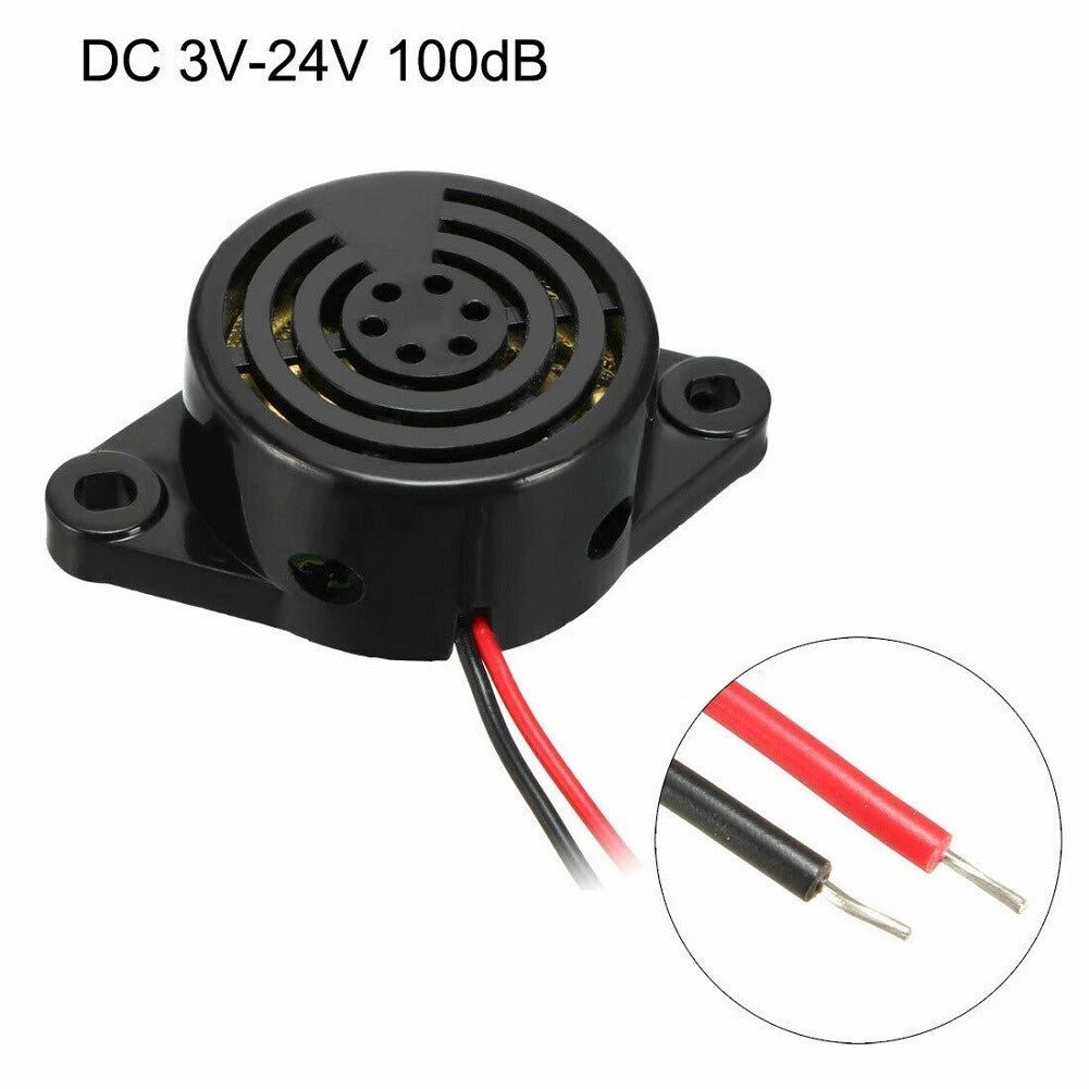 5Pcs / DC3V-24V Electronic Buzzer Beep Tone Alarm Ringer Continuous Sound