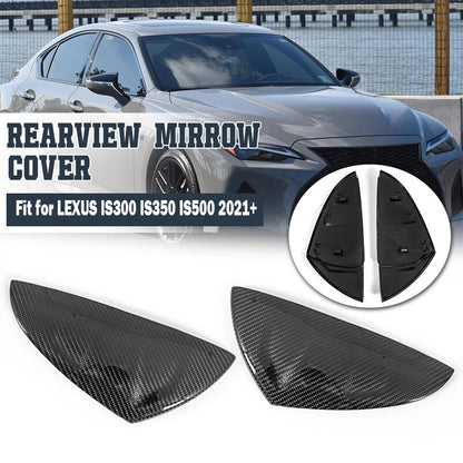 Real Carbon Fiber Rearview Side Mirror Cover Caps for Lexus UX ES LS RC 300 350