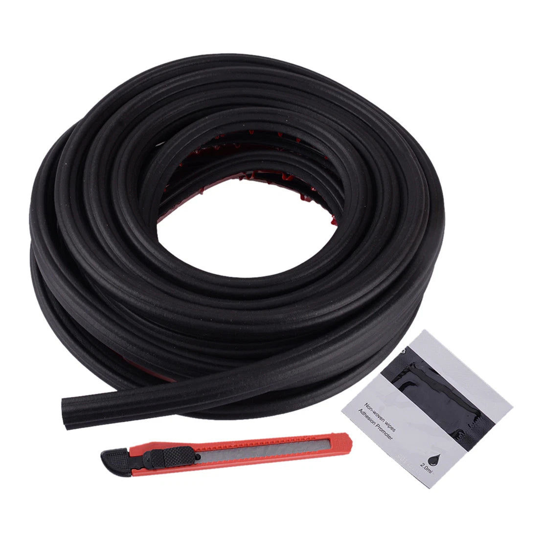 3-Layer Rubber Car Door Seal Strips Weatherstrip for Universal Vehicles 5M