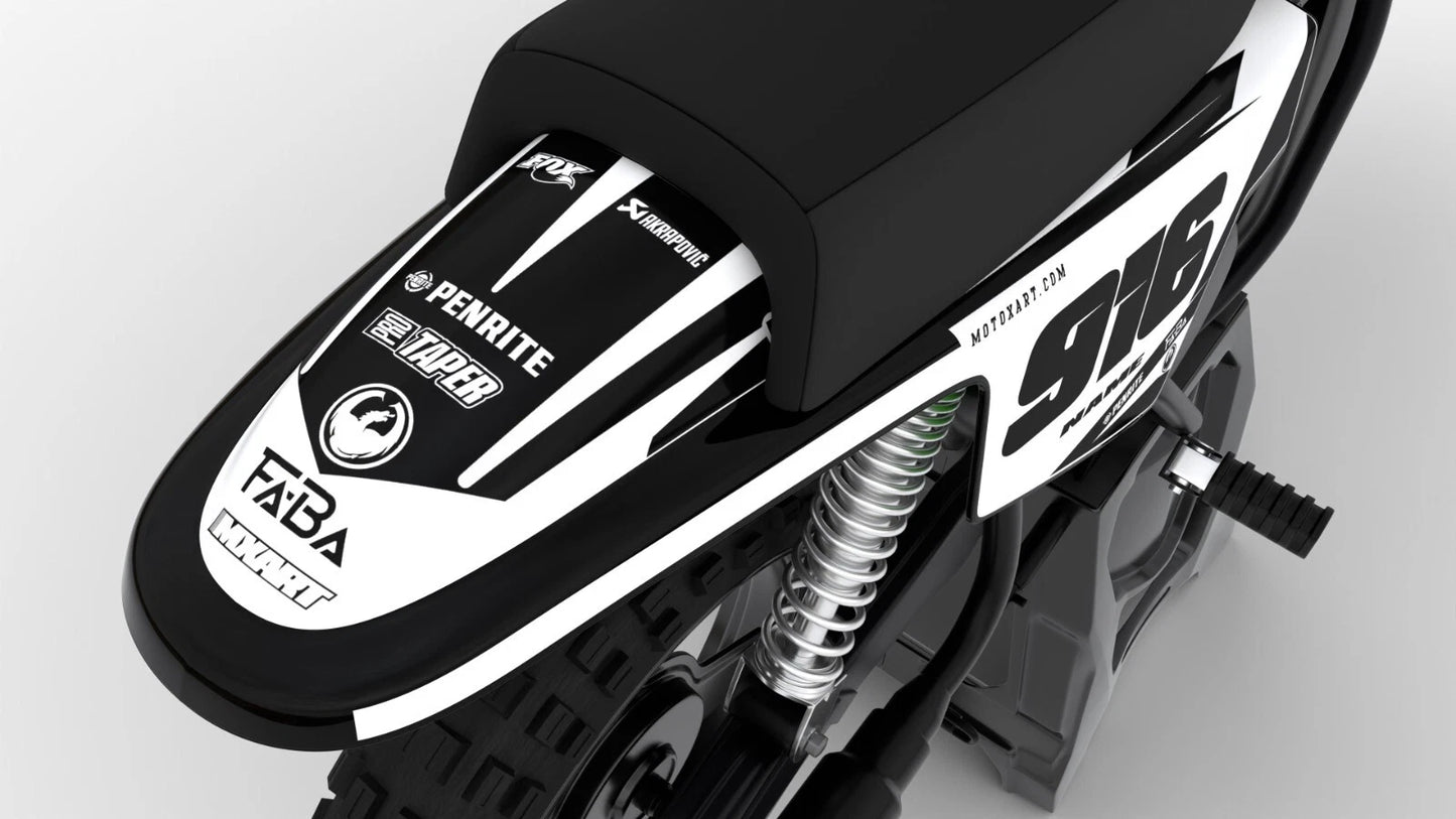 Yamaha PW 50 Pee Wee 50 BURN STYLE Decal Sticker Kit