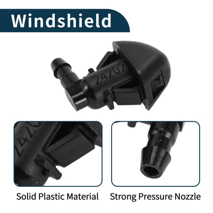 Windshield Washer Nozzle & Gasket, Fluid Hose for Toyota (2010-2023)