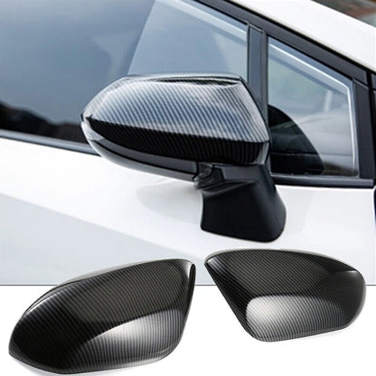 Carbon Fiber Side Door Rearview Mirror Cover Trim for Toyota Corolla (2019-2023)