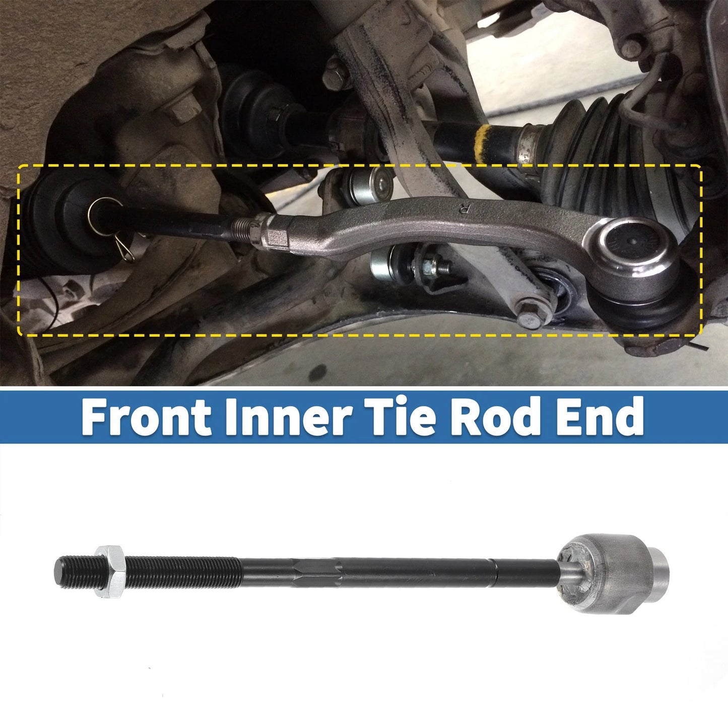 Front Inner Tie Rod End Links for Chevrolet Malibu / Classic