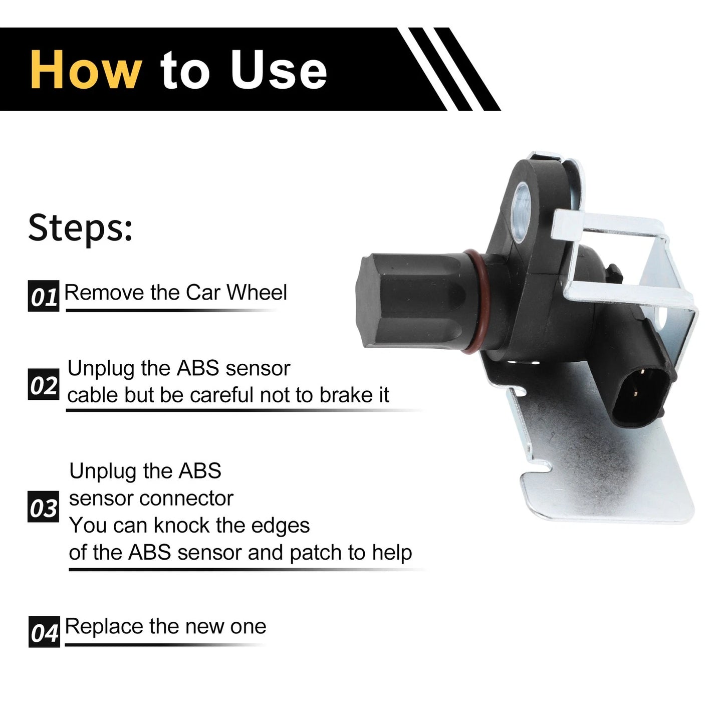 ABS Wheel Speed Sensor for Dodge Ram 1500 2500 (2002-2008)